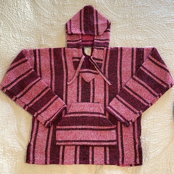Pink Poncho Hoodie - Picture 1 of 1